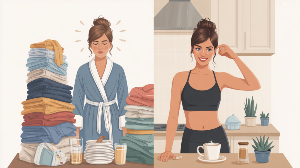 The gap between real motherhood and the idealized version we compare ourselves to